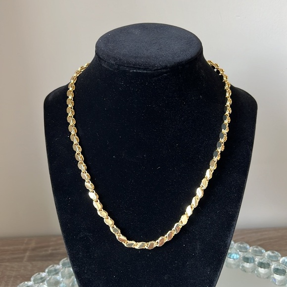 NWT 18k Gold Plated Layering Thick Neckace - Picture 4 of 7